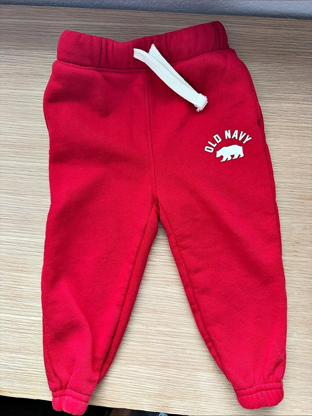 Old Navy Logo Graphic Fleece Jogger Sweatpants for Toddler Red 18-24M